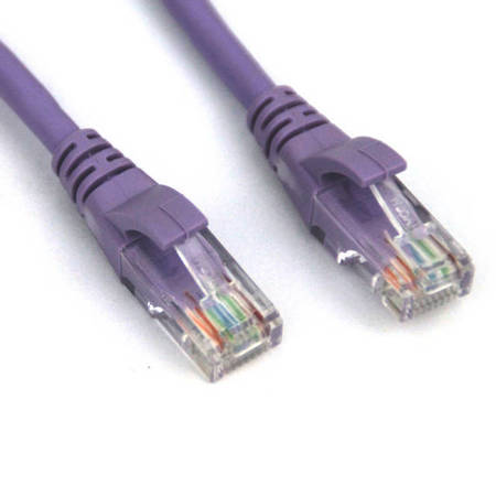 VCOM 5ft Cat5e UTP Molded Patch Cable (Purple) NP511-5-PURPLE